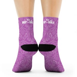 Def Sole Sox no. 15 -Pink Paisley
